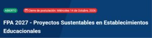 Invitación a FPA2027 para Establecimientos Educacionales